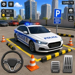 Police Car Game : Parking Game simgesi